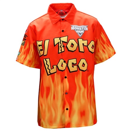 El Toro Loco Orange Driver Shirt