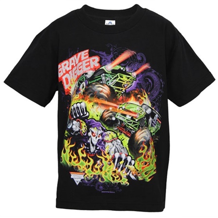 Grave Digger Youth Blaze Tee