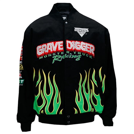 Grave Digger Flames Jacket