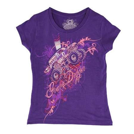 Grave Digger Girls Collage Tee