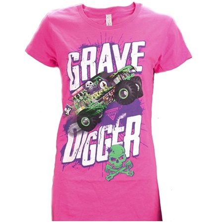 Grave Digger Ladies In Action Tee