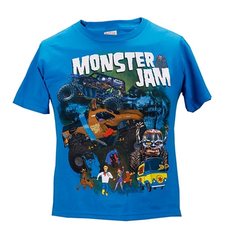 Monster Jam Youth Series Tee - Turquoise