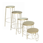 Set of 5 Round Basket Stands