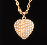Diamond Pavee Heart