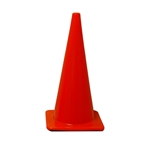 28" Polyvinyl Traffic Cones