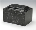 Ebony Ionian Cultured Marble Urn