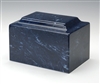 Navy Cultured Marble Urn