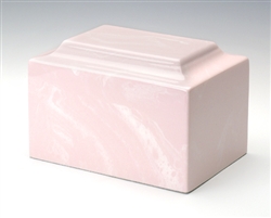 Pink Ionian Cultured Marble Urn