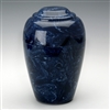 Navy Grecian Cultured Marble Urn