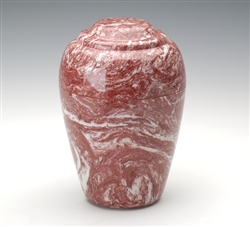 Rose Grecian Cultured Marble Urn