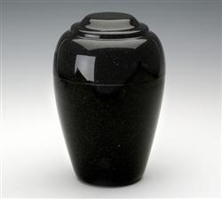 Black Granitex Grecian Cultured Marble Urn