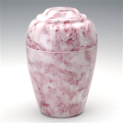 Ruby Grecian Cultured Marble Urn