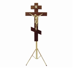 Russian Orthodox Crucifix on Adjustable Stand