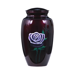 Hand Painted Rose - Purple