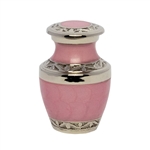 Silver Engraved - Pink Keepsake