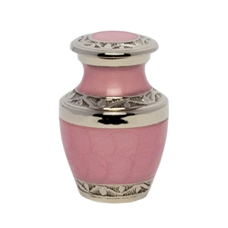 Silver Engraved - Pink Keepsake