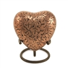 Copper Oak Keepsake Heart