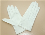 Cotton Pallbearer Gloves with Dotted Palms