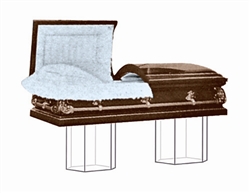 "Nearly Invisible" Casket Pedestals