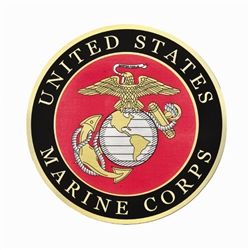 Marine Corps 12" Hearse/Lead Car Magnet