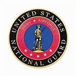 National Guard 12" Hearse/Lead Car Magnet