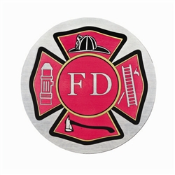 Firefighter 12" Hearse/Lead Car Magnet