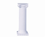 32" White Roman Column