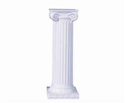 32" White Roman Column