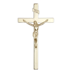 14" Cast Exterior Crucifix