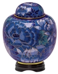 Blue Floral CloisonnÃ© - Portion