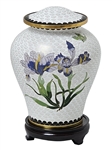 White Iris CloisonnÃ©