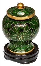 Forest Green CloisonnÃ© - Keepsake