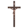 12" Walnut Exterior Crucifix