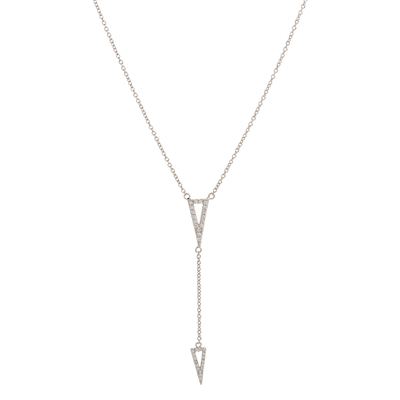 Stylish Double Triangle "Y" Necklace