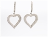 Charming Drop Heart Earrings