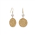 14k Gold Plated and Freshwater Cultured Pearl Earrings