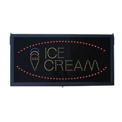 Lighted Ice Cream Sign