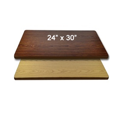 <b>SES</b> 24" x 30" Oak & Walnut Table Top