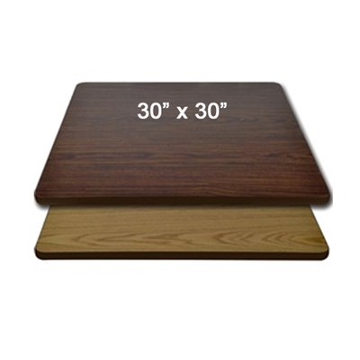 <b>SES</b> 30" x 30" Oak & Walnut Table Top