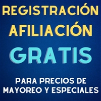 Registracion GRATIS para Precios de Mayoreo