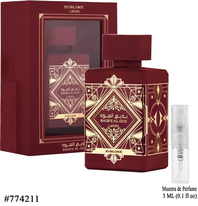 774211 LATTAFA BADE'E AL OUD SUBLIME 3.4 OZ