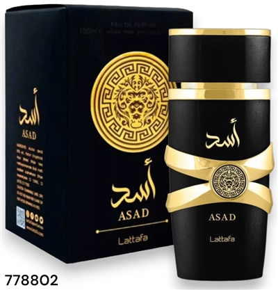 778802 Lattafa Asad 3.4 EDP Spray 3.4 oz