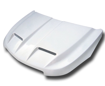 2011 - 2015 Chevrolet Cruze WS6 Style Fiberglass Ram Air Hood - AmeriHood