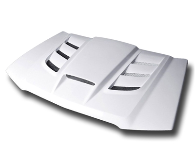 2003 - 2004 Chevrolet Silverado 3500 VIP Style Fiberglass Ram Air Hood - AmeriHood