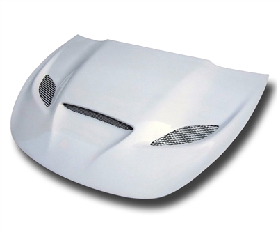 2013 - 2016 Dodge Dart HC Style Fiberglass Ram Air Hood - AmeriHood