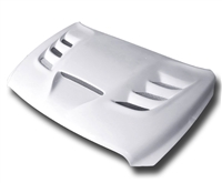 2010 - 2018 Dodge Ram 2500 VIP Style Fiberglass Ram Air Hood - AmeriHood
