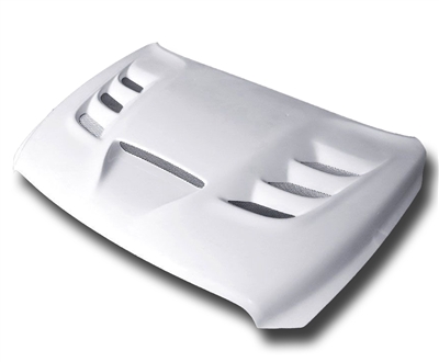 2010 - 2018 Dodge Ram 2500 VIP Style Fiberglass Ram Air Hood - AmeriHood