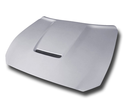 2015 - 2017 Ford Mustang GT3 Style Fiberglass Heat Extractor Hood - AmeriHood