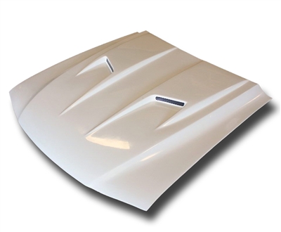 1994 - 1998 Ford Mustang Type-3 Style Fiberglass Ram Air Hood - AmeriHood