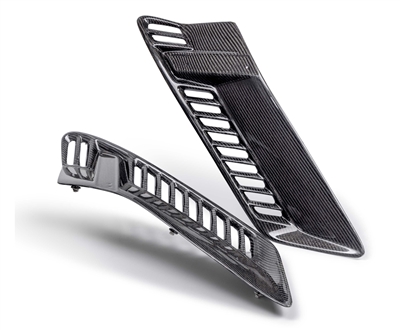 2015 - 2019 Chevrolet Corvette (Z06) Carbon Fiber Front Fender Inserts - Anderson Composites